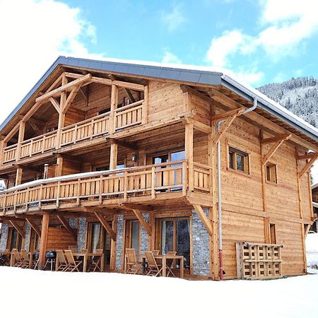Demi-Chalet Vadel La Panthiaz 15 Pers 5 Chambres Abondance Eksteriør bilde
