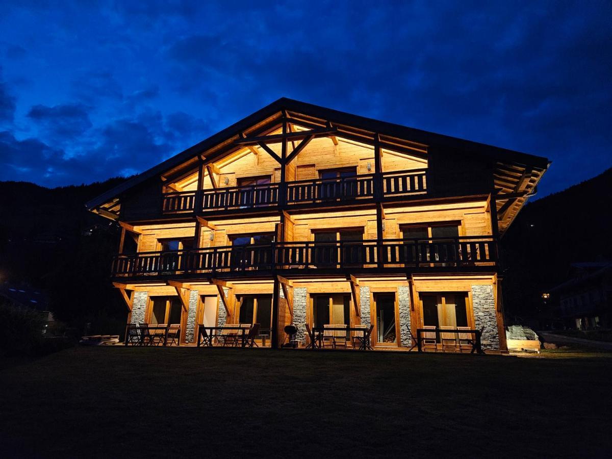 Demi-Chalet Vadel La Panthiaz 15 Pers 5 Chambres Abondance Eksteriør bilde