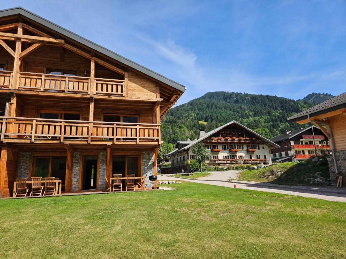 Demi-Chalet Vadel La Panthiaz 15 Pers 5 Chambres Abondance Eksteriør bilde