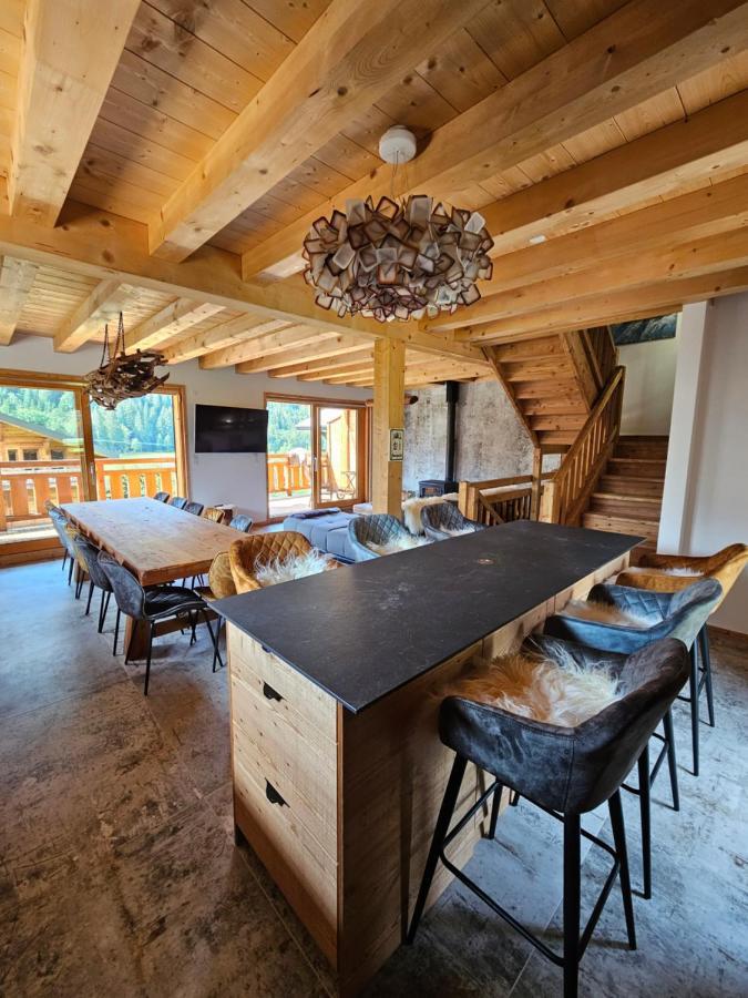 Demi-Chalet Vadel La Panthiaz 15 Pers 5 Chambres Abondance Eksteriør bilde