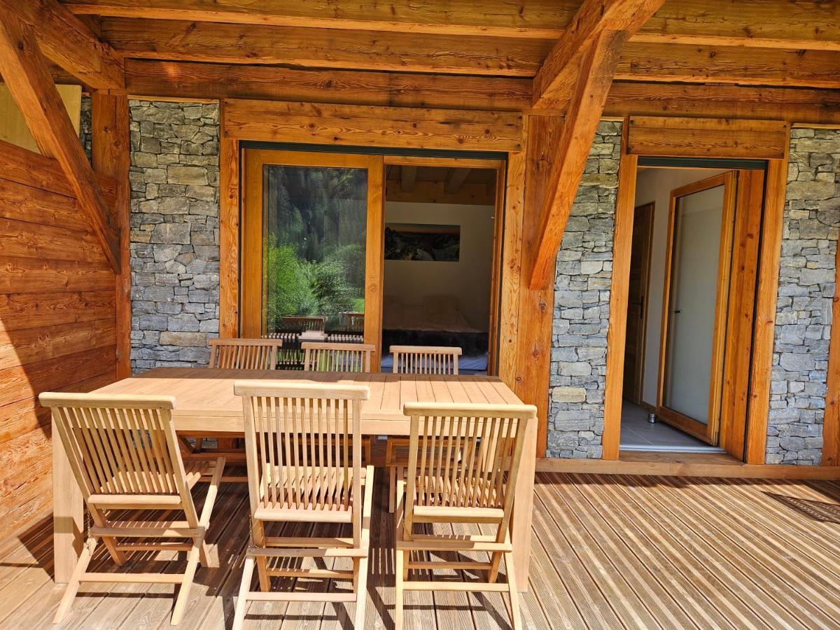 Demi-Chalet Vadel La Panthiaz 15 Pers 5 Chambres Abondance Eksteriør bilde