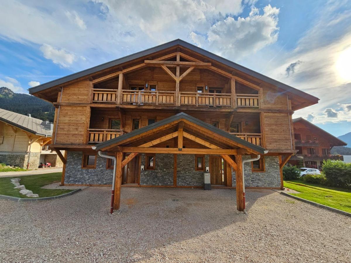 Demi-Chalet Vadel La Panthiaz 15 Pers 5 Chambres Abondance Eksteriør bilde