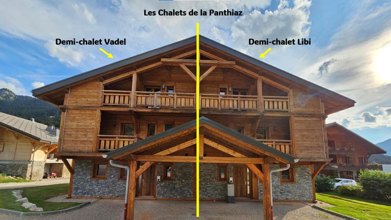 Demi-Chalet Vadel La Panthiaz 15 Pers 5 Chambres Abondance Eksteriør bilde