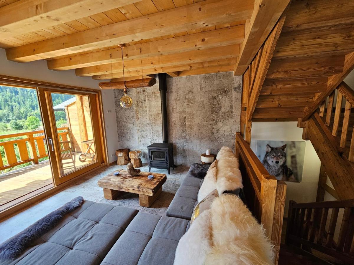 Demi-Chalet Vadel La Panthiaz 15 Pers 5 Chambres Abondance Eksteriør bilde