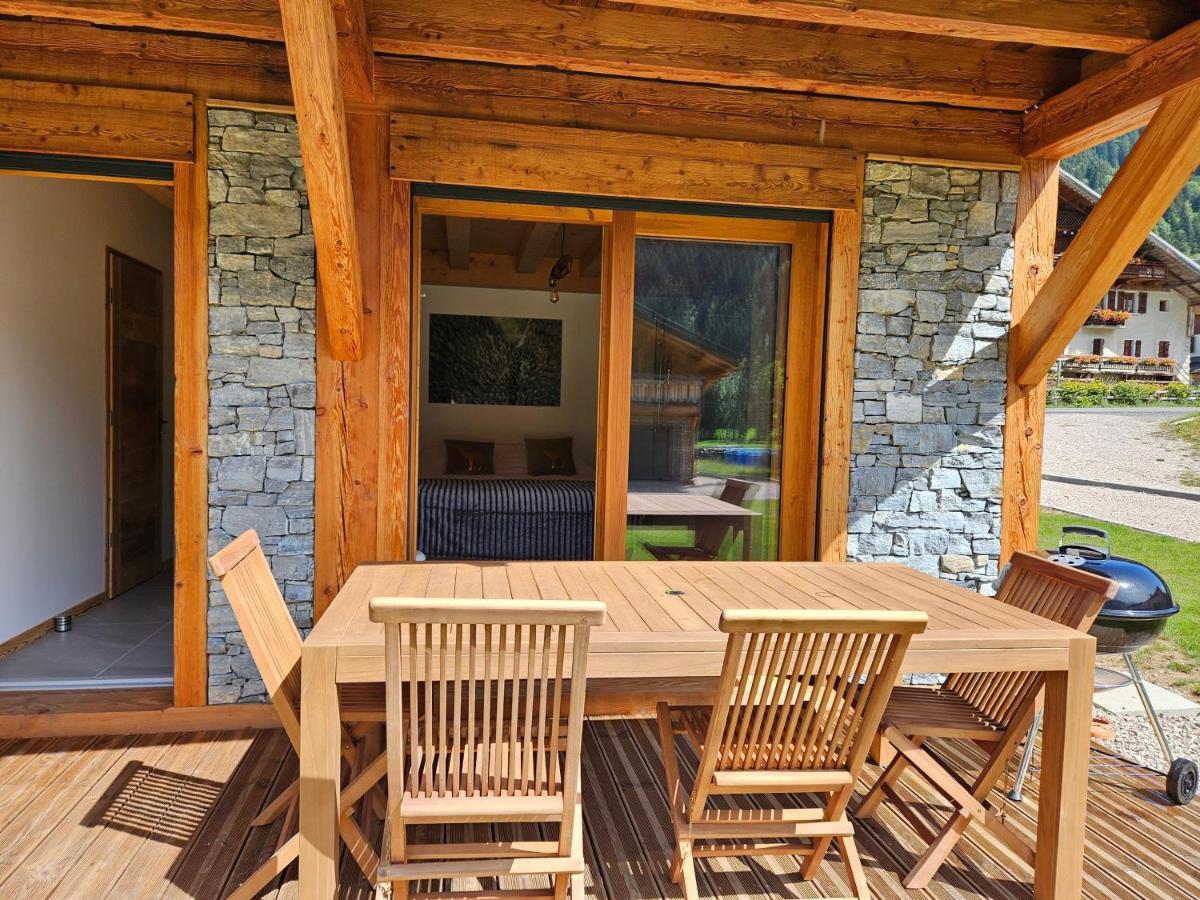 Demi-Chalet Vadel La Panthiaz 15 Pers 5 Chambres Abondance Eksteriør bilde