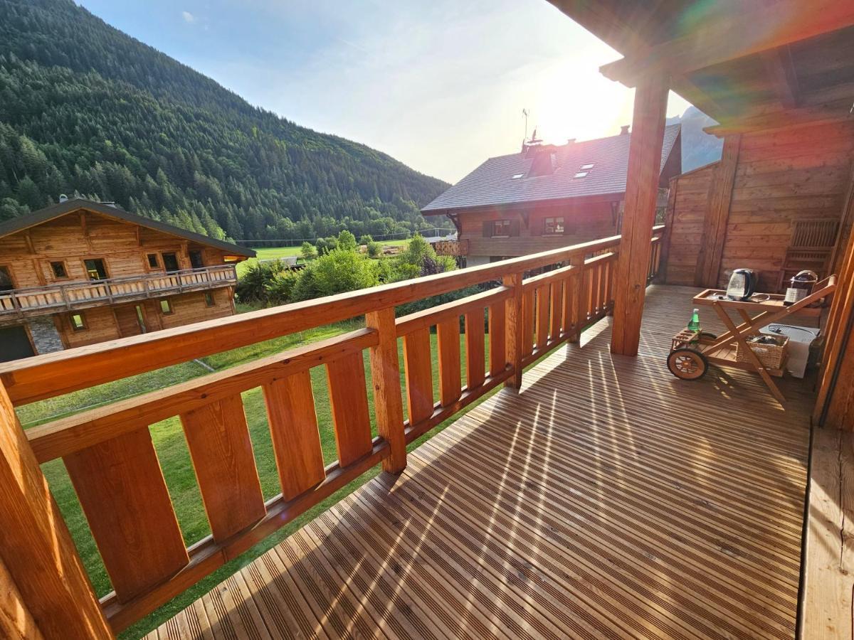 Demi-Chalet Vadel La Panthiaz 15 Pers 5 Chambres Abondance Eksteriør bilde