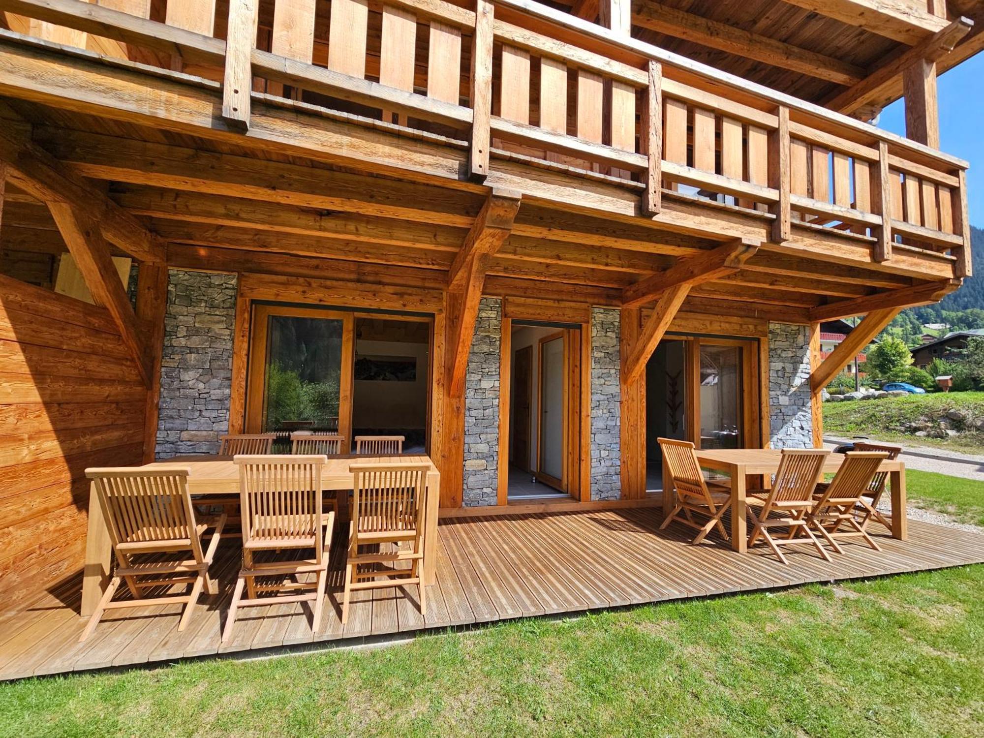 Demi-Chalet Vadel La Panthiaz 15 Pers 5 Chambres Abondance Eksteriør bilde