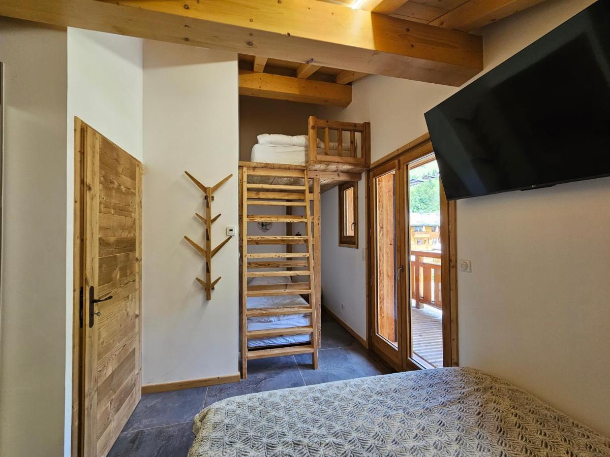 Demi-Chalet Vadel La Panthiaz 15 Pers 5 Chambres Abondance Eksteriør bilde
