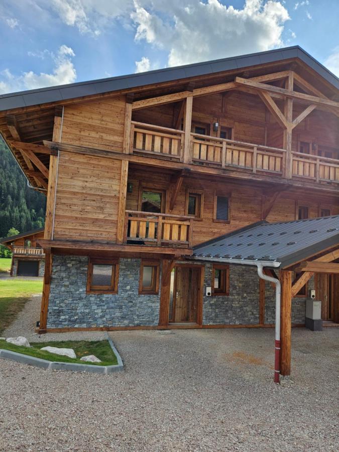 Demi-Chalet Vadel La Panthiaz 15 Pers 5 Chambres Abondance Eksteriør bilde
