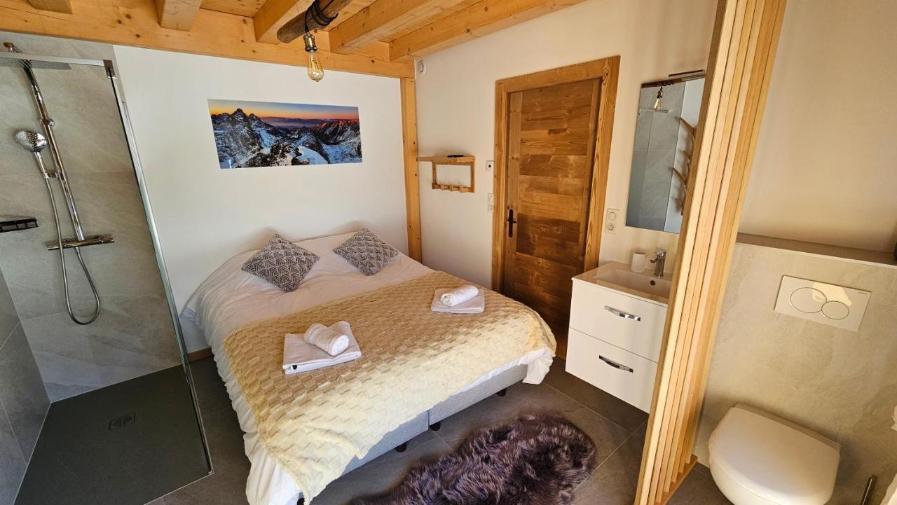 Demi-Chalet Vadel La Panthiaz 15 Pers 5 Chambres Abondance Eksteriør bilde