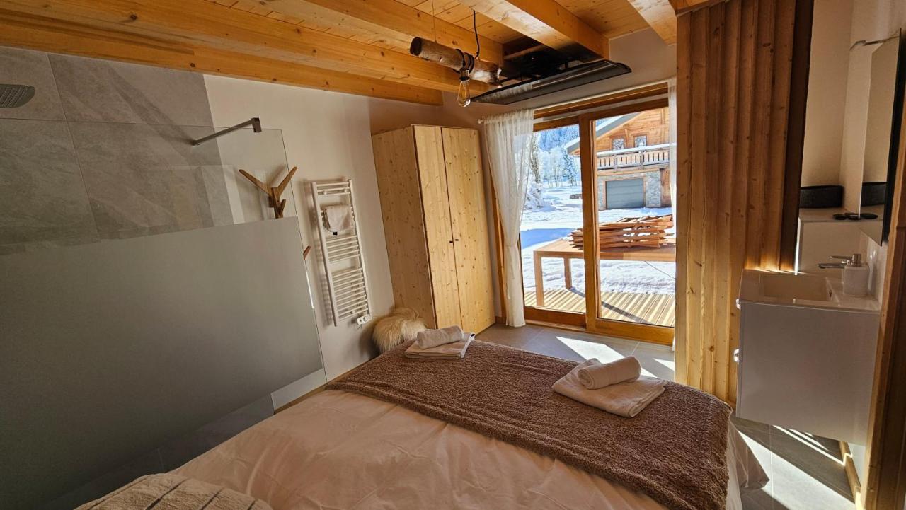 Demi-Chalet Vadel La Panthiaz 15 Pers 5 Chambres Abondance Eksteriør bilde