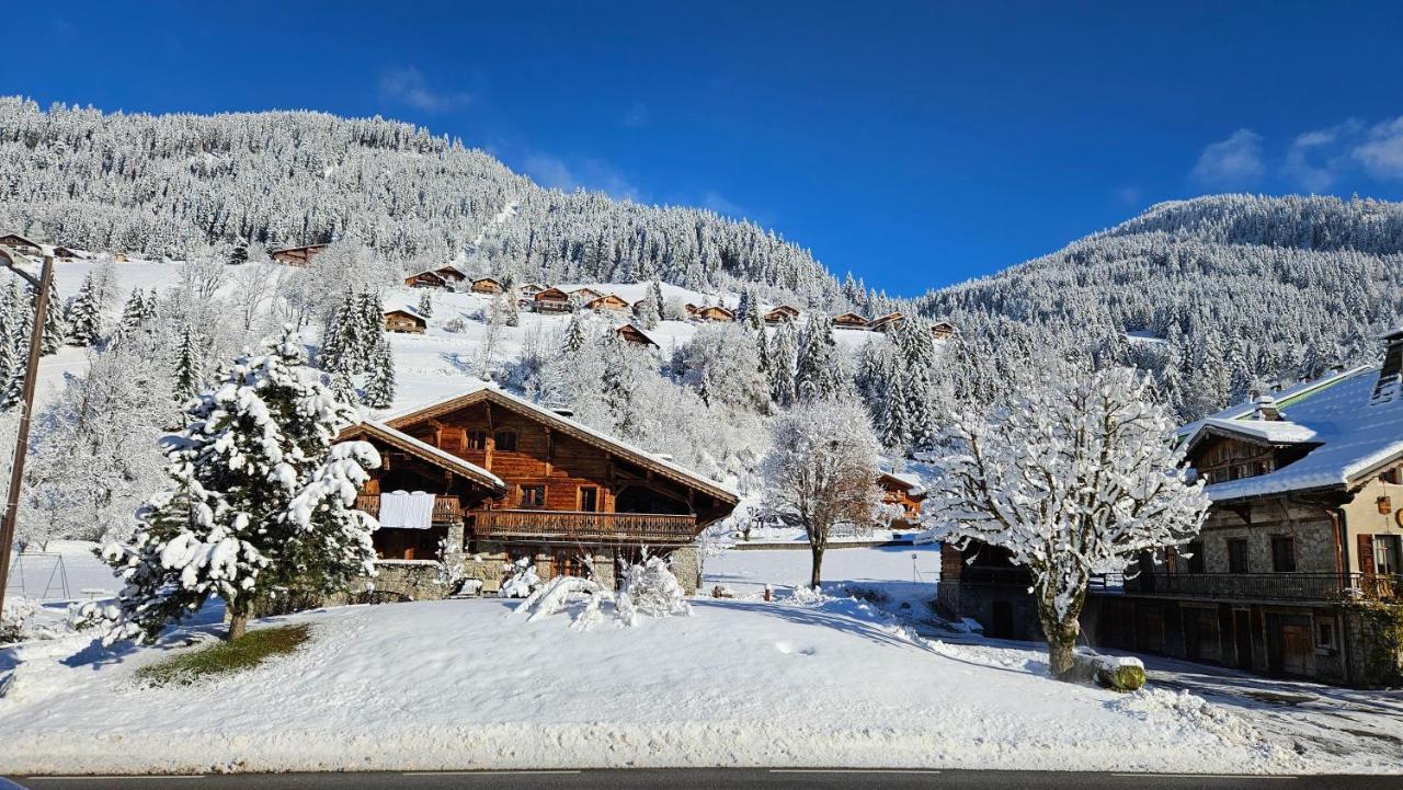 Demi-Chalet Vadel La Panthiaz 15 Pers 5 Chambres Abondance Eksteriør bilde