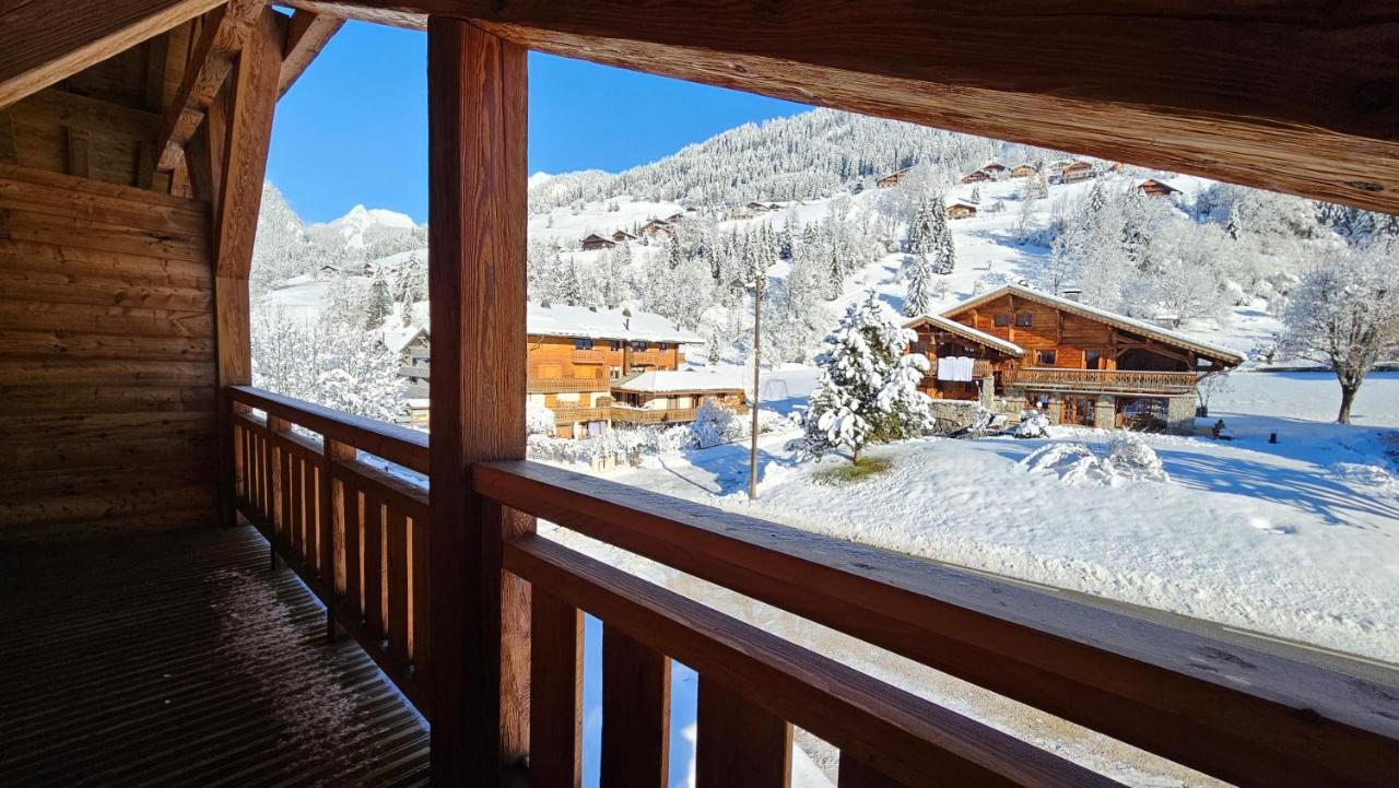 Demi-Chalet Vadel La Panthiaz 15 Pers 5 Chambres Abondance Eksteriør bilde