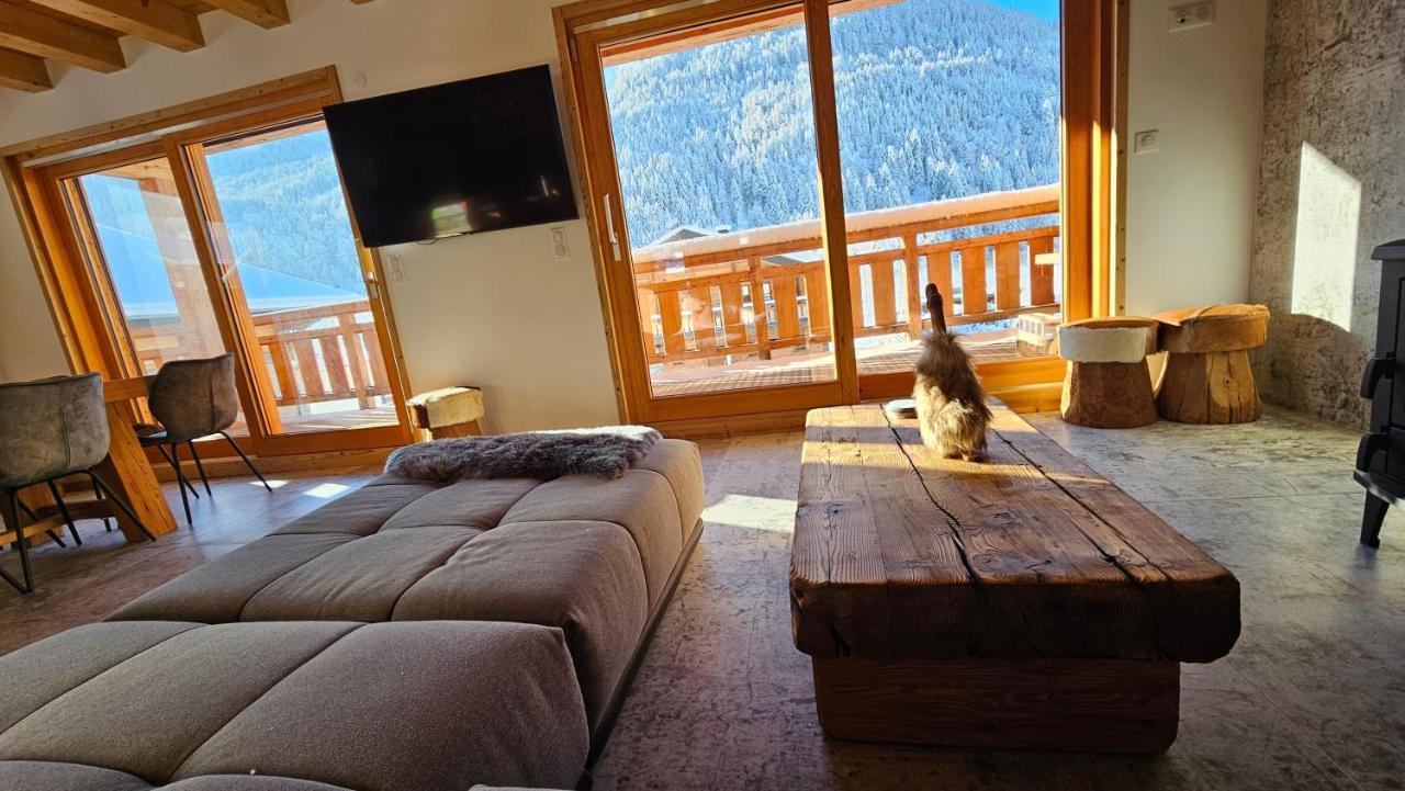 Demi-Chalet Vadel La Panthiaz 15 Pers 5 Chambres Abondance Eksteriør bilde