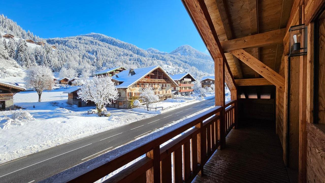 Demi-Chalet Vadel La Panthiaz 15 Pers 5 Chambres Abondance Eksteriør bilde