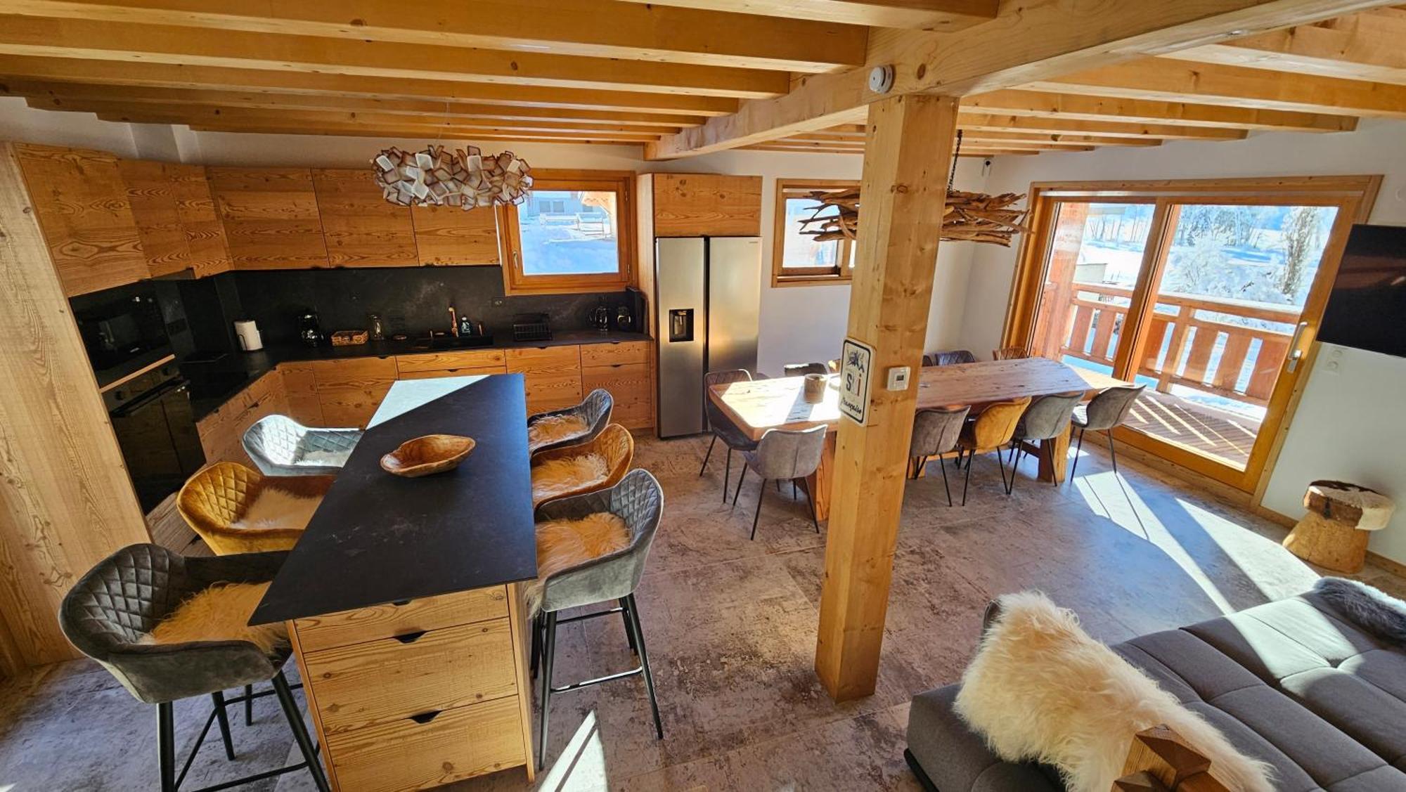 Demi-Chalet Vadel La Panthiaz 15 Pers 5 Chambres Abondance Eksteriør bilde