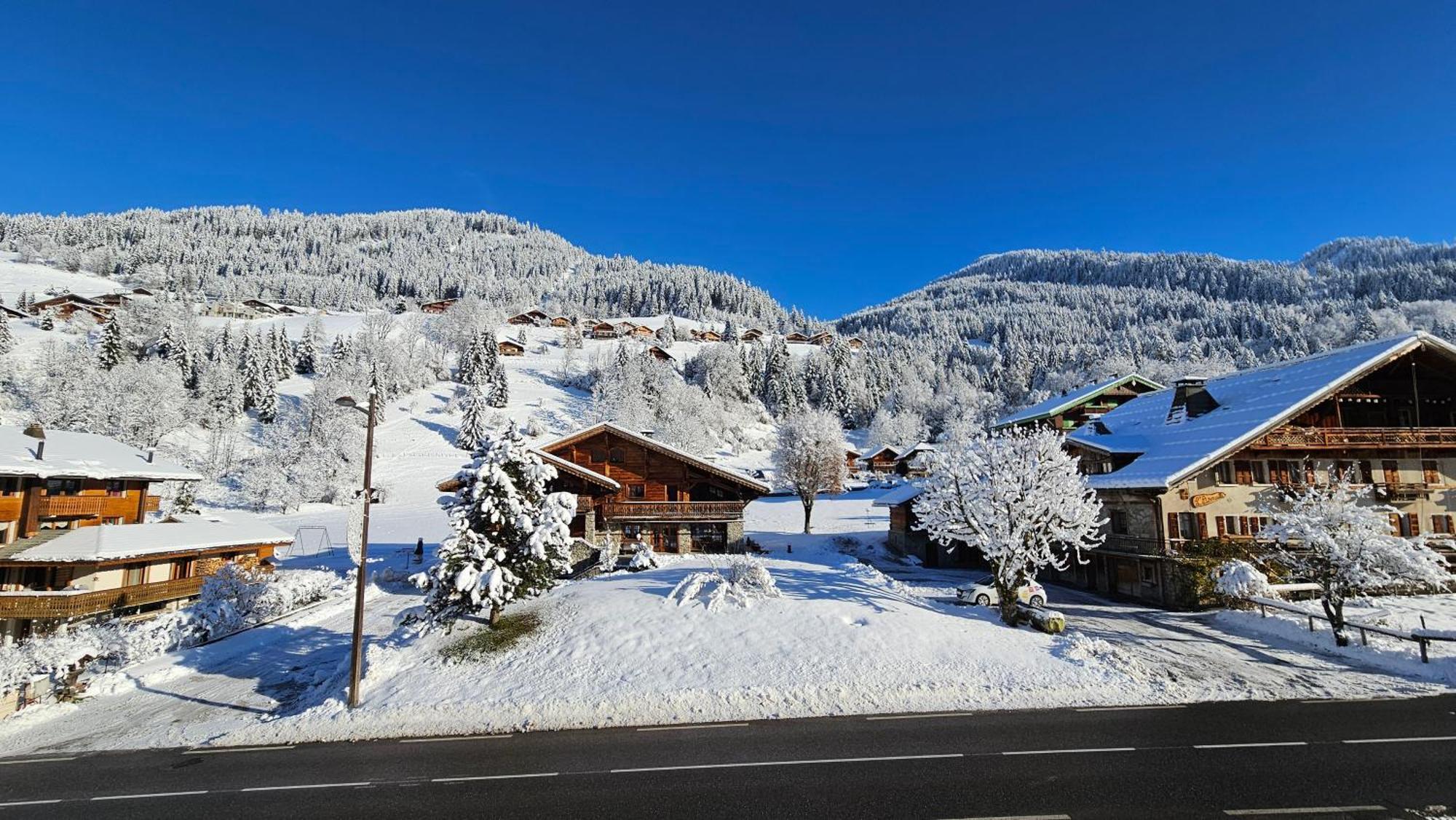 Demi-Chalet Vadel La Panthiaz 15 Pers 5 Chambres Abondance Eksteriør bilde